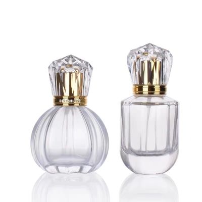 quality High quality clear glass perfume bottle cosmetic 20ml 30ML luxury perfume bottle factory